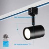 LEONLITE Dimmable LED Track Lighting Heads, Compatible with Single Circuit