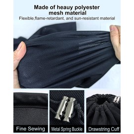 2-Pack Chipper Shredder Bag & Universal Fit Wood Chipper Bag Heavy Duty Reusable Collection Bags for Wood Chippers Leaf Shredder