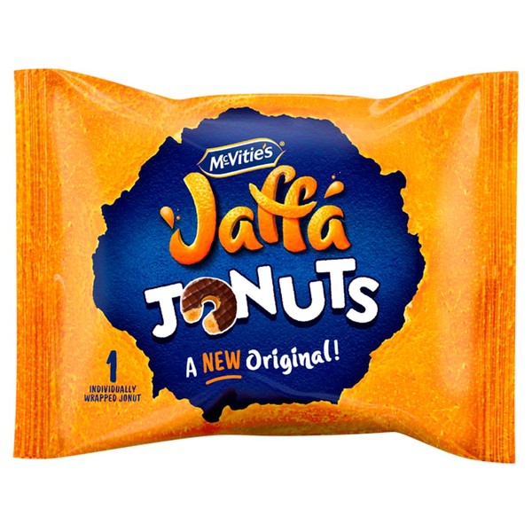 McVitie's Jaffa Cakes Jaffa Jonuts Biscuits Single Serve Pack (Pack of 12)