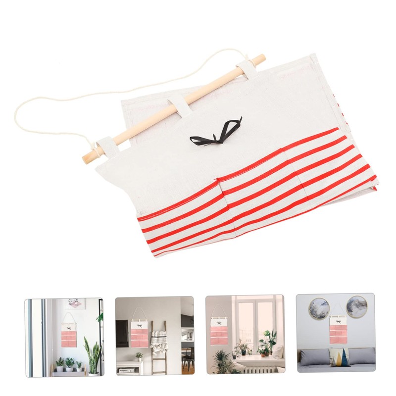 CAXUSD 2pcs Wall Mounted Storage Organizer and Hanging Storage Bag