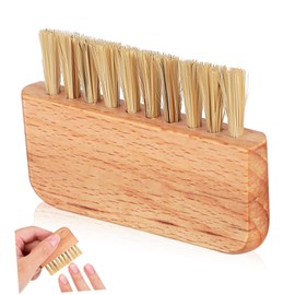 Vaguelly Wooden Nail Brush with Stiff Bristles for Cleaning Pedicure Tool for DIY Manicure and Nail Care Specialists Skin Friendly Design for Delicate Skin