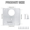 Cabinet Hinge Repair Plate,Kitchen Cupboard Door Hinge Repair Brackets with
