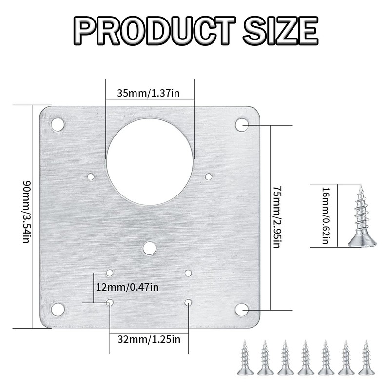 Cabinet Hinge Repair Plate,Kitchen Cupboard Door Hinge Repair Brackets with