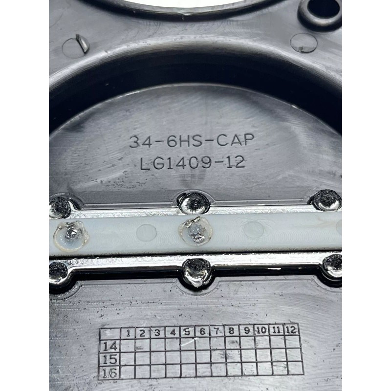 Pro Comp Matte Black Wheel Center Cap W/Spacer 34-6HS-CAP