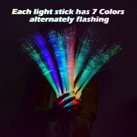 Glow Sticks Bulk, 30 Pcs LED Light Up Wands Glow Sticks with 3 Modes Colorful, Glow in The Dark Party Supplies for Wedding, Raves, Concert, Party