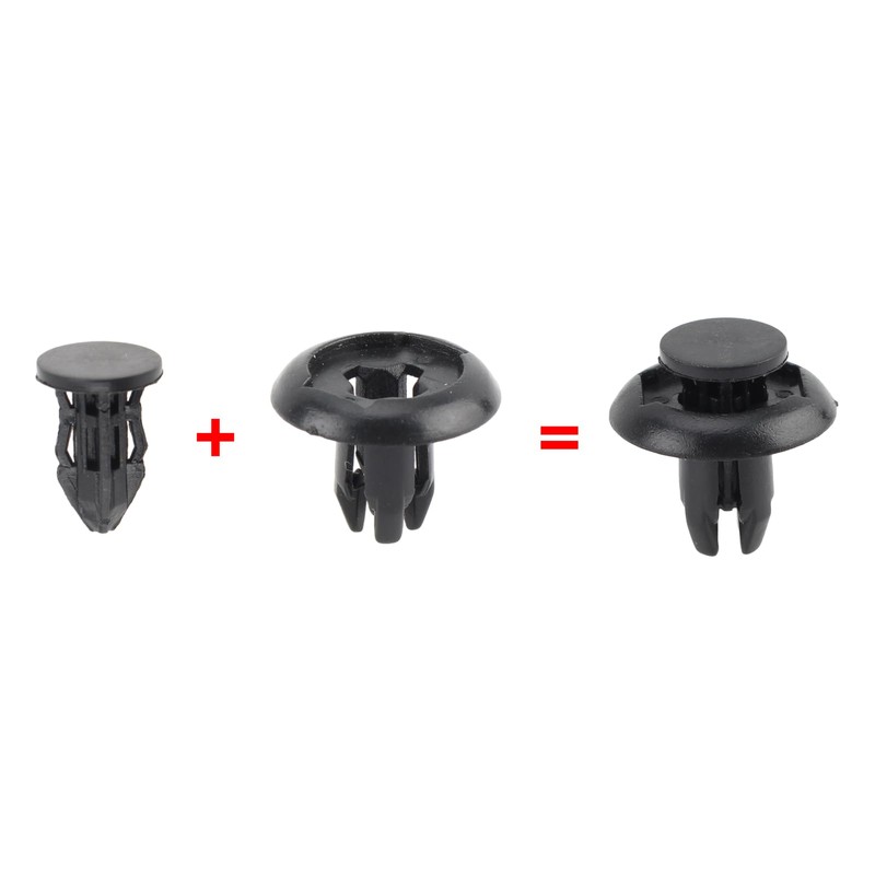 MOTOALL 30pcs 90118-WB048 Fender Liner Splash Shield Bumper Cover Clip