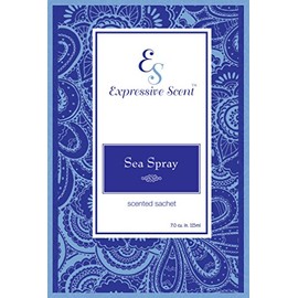 Seaspray Scented Sachet Envelope Air Freshener By Expressive Scent - 1 Pack