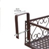 Saim Balcony Window Plant Shelf,Iron Flower Pot Hanger 23.5 Inches
