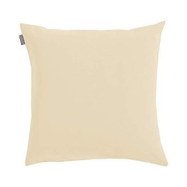 Linum Annabell Throw Cushion Cover 100% Cotton Decorative Pillow Cover Solid Color 20Wx20L Cotton Beige