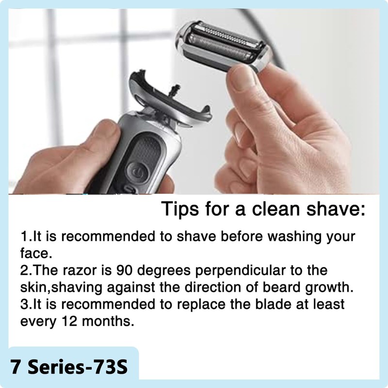 S7 73S Replacement Head Foil & Cutters for Braun Series