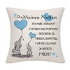 Bommex Nephew Gift from Aunt Uncle Nephew Cushion Cover from