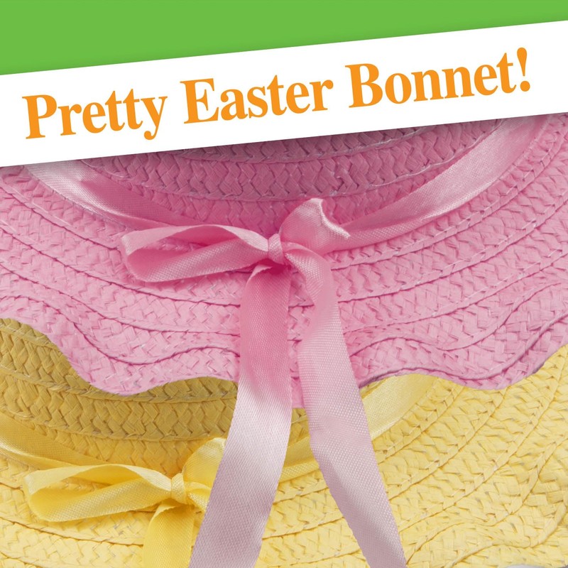 VFM - Yellow Easter Bonet - Pastel Yellow Easter Bonnet