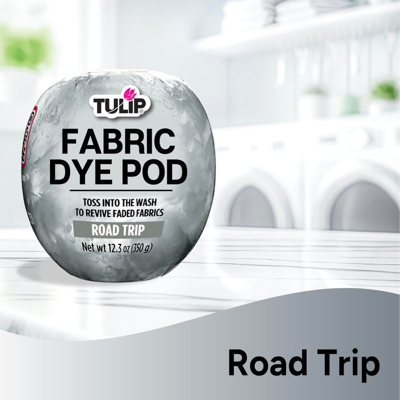 Tulip Fabric Dye Pod Road Trip (Gray), Dye for Washing