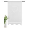 HOME WOHNIDEEN Corazon 054517-0101 80 x 40 cm White Batiste