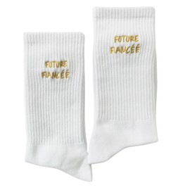 KGHYT Fiancee Socks,Wife To Be Gift,Gifts For Women Girlfriend Sock,Fiancee Present Socks,Gift For Fiancee,Engagement Gift,Valentines Day Gifts For Her,Wedding Gifts.(024)