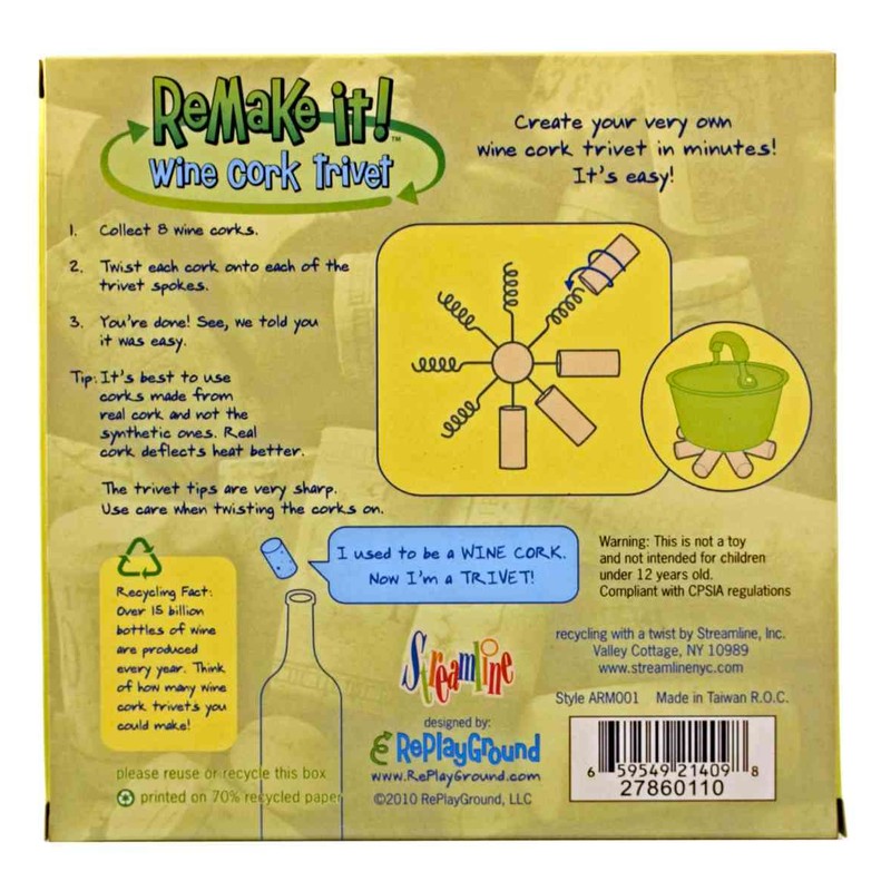 Streamline Imagined Wine Cork Trivet