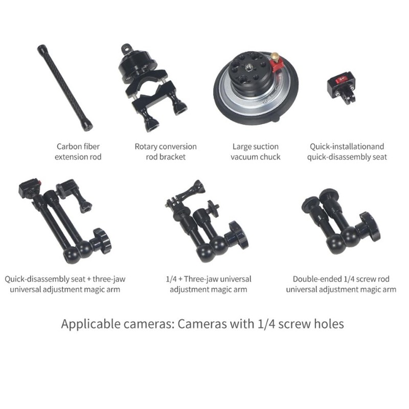 CS PRIORITY Aluminum Alloy 7" 11" Adjustable Magic Arm Bracket