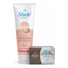 Kit Aclarante Concha Nácar +jabon Leche De Burra Shelo Nabel