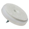 Adsamm® / 4 x felt glides with screw / white