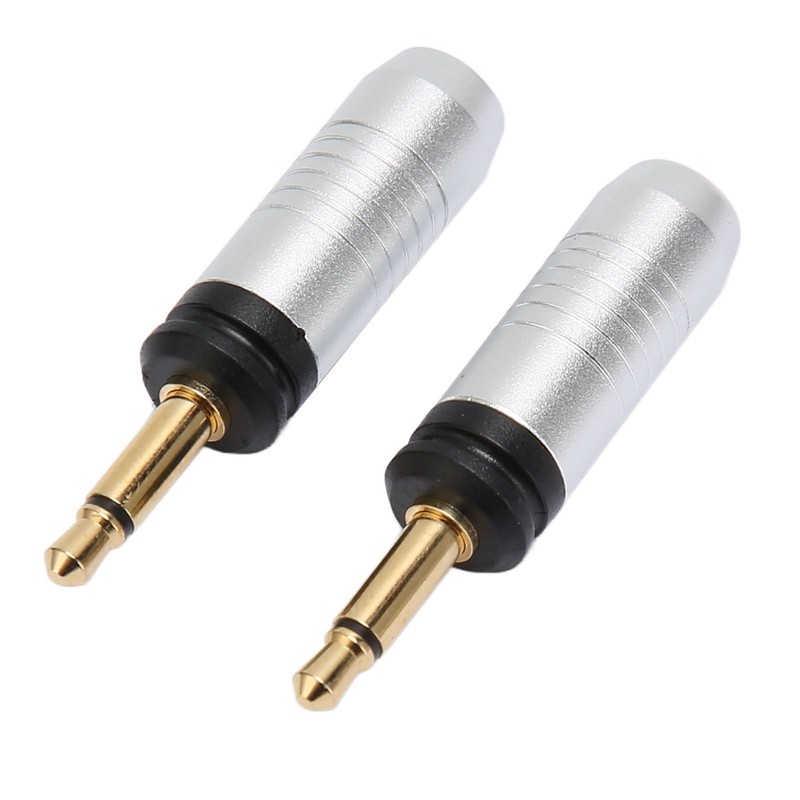 3.5mm Repair Plug Solder Type Gold Plated Replacement Mono Male
