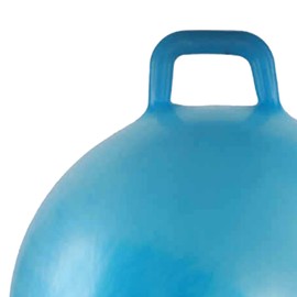 Abbraccia Jumping Ball Sit and Bouncy Ball Gifts Indoor and Outdoor Garden Game for Boys and Girls School Round Sports Hopping Ball, Blue