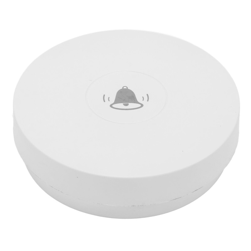 Wireless Doorbell Self Powered 1 Receiver 2 Push Button Battery