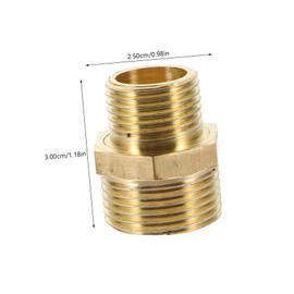 Levemolo 4pcs Hose Connector to Quick Connect Fittings Durable High Strength Adapter for Garden Hose Kitchen Outdoor and Industrial Use