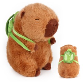 Mineup Capybara Plush Toy, 23cm Stuffed Capybara Animal Doll Cute Animal Capybara Teddy Toy Simulation Soft Capybara Toy Cute Plushie Pillow Gift for Kids Boys Girls Bread