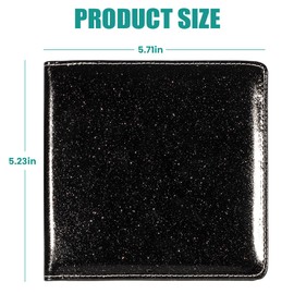 TSUGAMI Car Registration and Insurance Holder, Waterproof Automtovie Essential Document Cards Driver License Glove Box Organizer Wallet Case for Men Women, Universal for SUV, Truck, RV (Black)