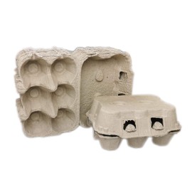 Ingbertson egg boxes for chicken eggs - no print - egg boxes / egg trays / egg cartons, grey