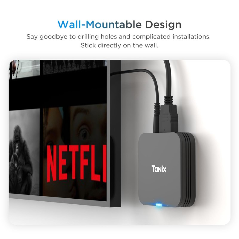 Android TV Box 10.0, Android Box 2GB RAM 16GB ROM,