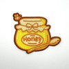 Generic 3.5"" Honey Jar Iron On Patch - Embroidered Honey