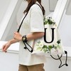 Zewurtuw Initial Letter Drawstring Backpack String Sports Gym Bags Waterproof