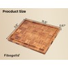 Fibogollo Extra Large Bamboo Cutting Board for Kitchen, Heavy Duty
