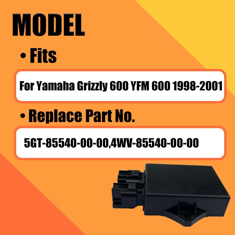 CDI Box Replace Part Number. 5GT-85540-00-00,4WV-85540-00-00 Compatible with Yamaha Grizzly
