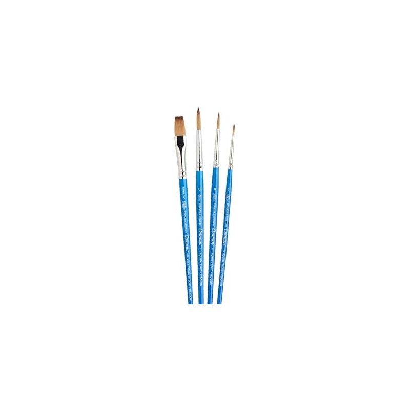 Winsor & Newton Pincel de Mango Corto, Redondo 1, 4