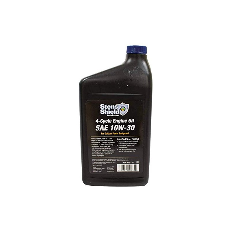 Stens Shield 770-132 SAE 10W-30 4-Cycle Engine Oil Quart