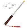 Cipszoely 8.2FT Telescopic Flag Pole Portable Handheld Flag Poles with