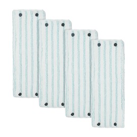 Set of 4 Floor Mop Replacement Cover - Mop Cover Compatible with Leifheit Clean Combi Twist M Micro Duo Set for All Floor Types Floor Mop Replacement Cover Mop Cover Replacement Microfibre