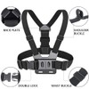 YHTSPORT Chest Mount Harness, Chesty Strap with J Hook Adapter,