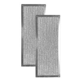 Air Filter Factory 5" x 12-1/2" x 3/32" Aluminum Mesh Grease Filter For Downdraft Vent 12-Layer Filter 2-Pack