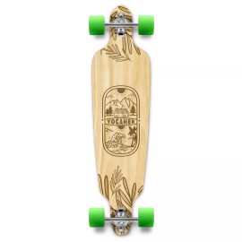 YOCAHER Longboard Complete - Earth Series - Adventure Natural - Drop Through