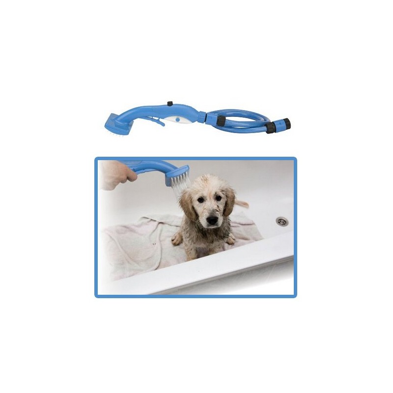 Pet Zoom Bath and Groom Brush for Dogs