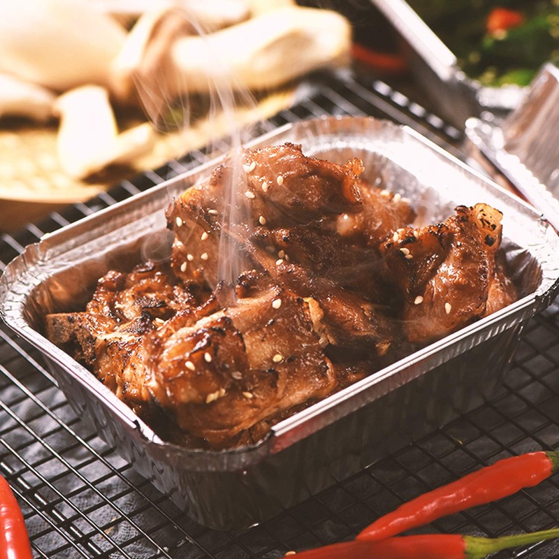 Waytiffer (50 Pack) 1Lb mini Loaf Pans Heavy Duty Disposable