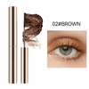 Brown Mascara for Older Women 60 Plus,Telescopic Waterproof Volumising &