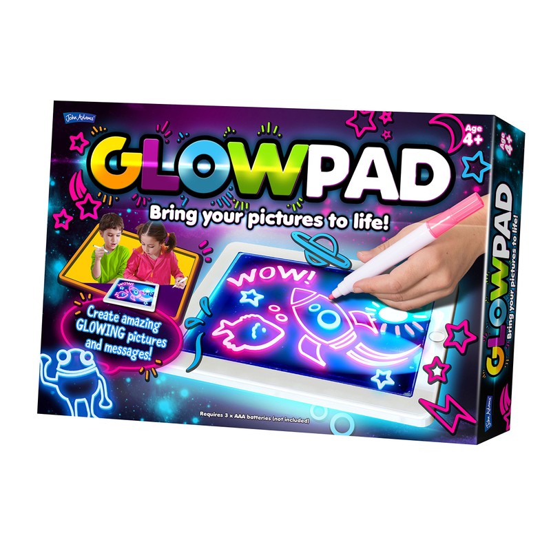 John Adams | GLOWPAD light-up drawing pad: Bring your pictures