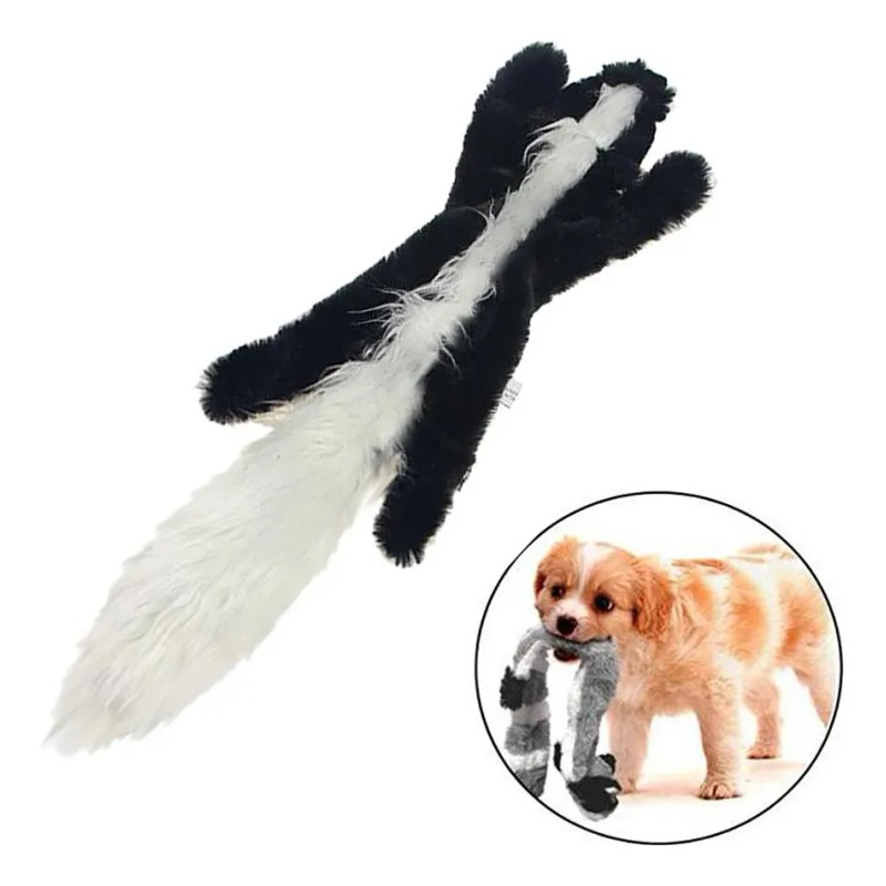 Wfw- Juguete Peluche Chirriante For Perros, Mofeta Pequeo
