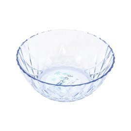 Pearl Metal Somen Noodle Bowl Outer Diameter 7.3 x Height 2.6 inches (18.5 x 6.5 cm), 3.3 gal (1.0 L), Plastic, Made in Japan, Blue, Ryoiya HC-227