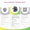 Thermal-Aid Zoo Mini — (Baxter the Bunny) — Mold-Resistant, Washable