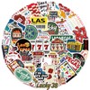 Pack of 50 Las Vegas Stickers Waterproof Aesthetic Cartoon Stickers